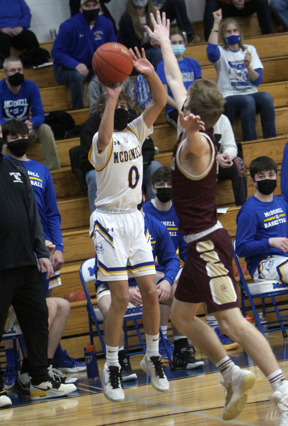 Turtle Lake at McDonell boys basketball 2-27-21